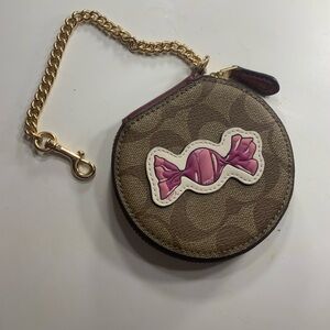 Coach candy circular coin purse authentic without tags